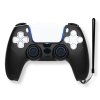 Silikonebeskyttelse til PlayStation 5 Kontrol med Strap Black