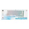 WK85R Gaming Tastatur 60% Hvid