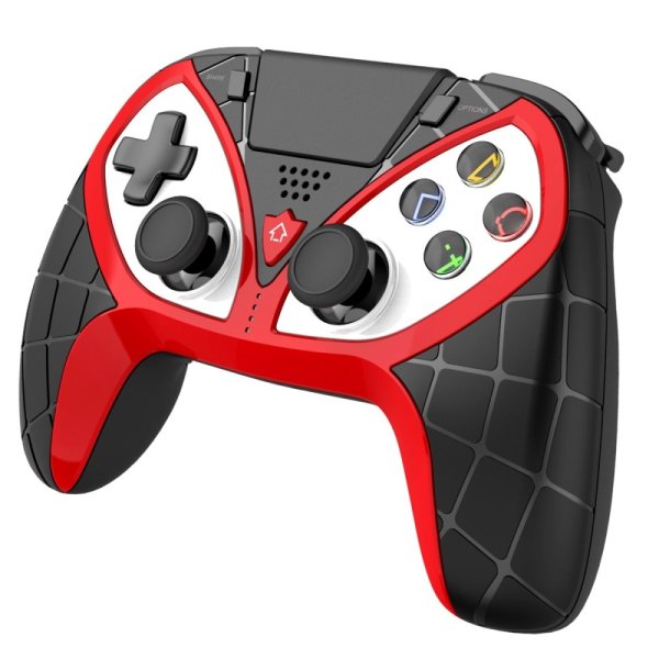 Håndstyring til PS4 med lydudgang sort rød